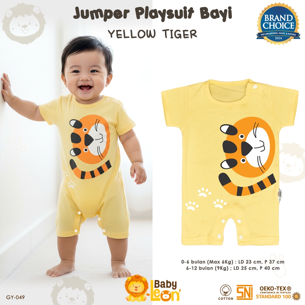 Jual BABYLEON Jumpsuit Bayi 0-1Th GY-049 Jumper Bayi Lengan Pendek