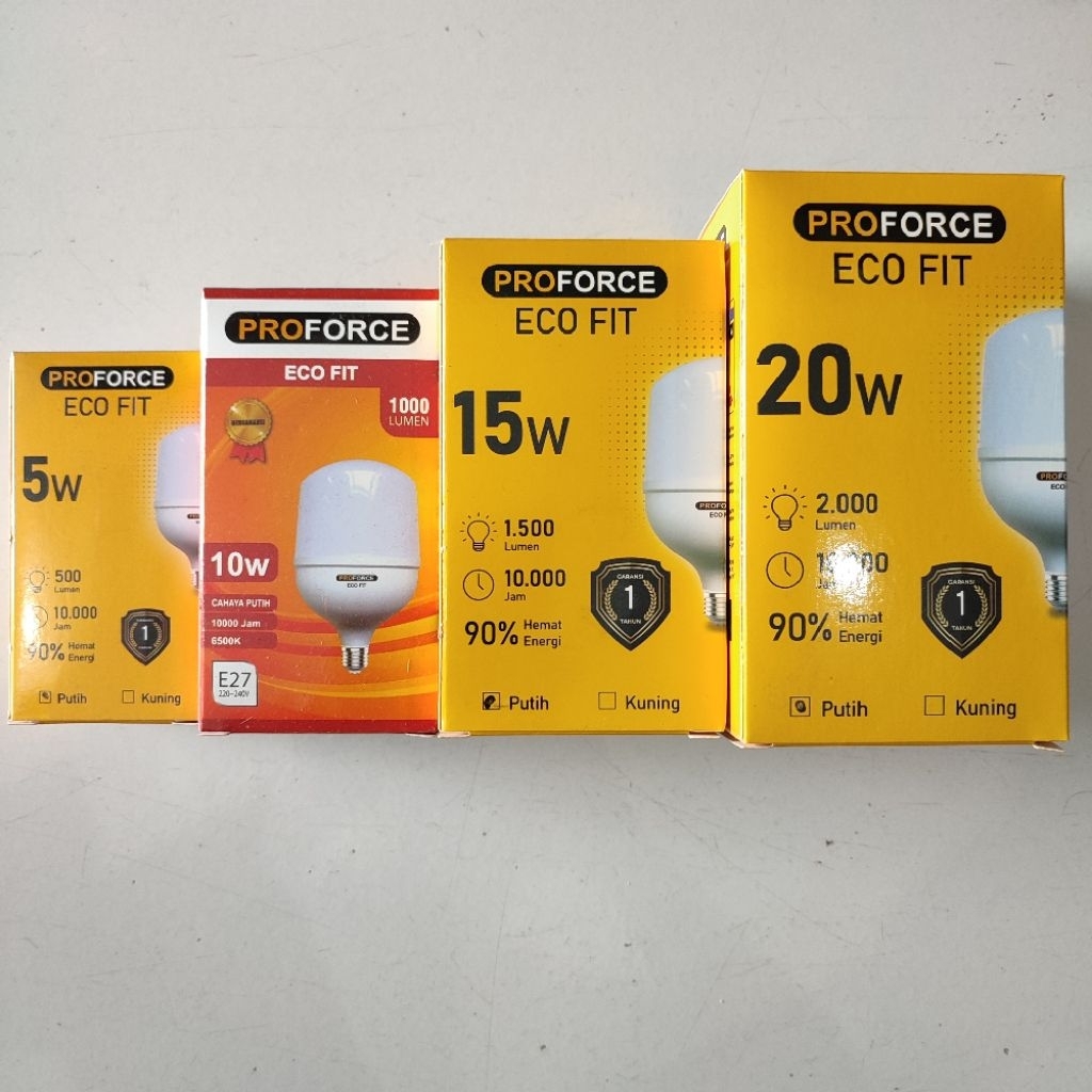 Jual PROFORCE Lampu LED Capsul 5W 10W 15W 20W Pro Force LED | Shopee ...