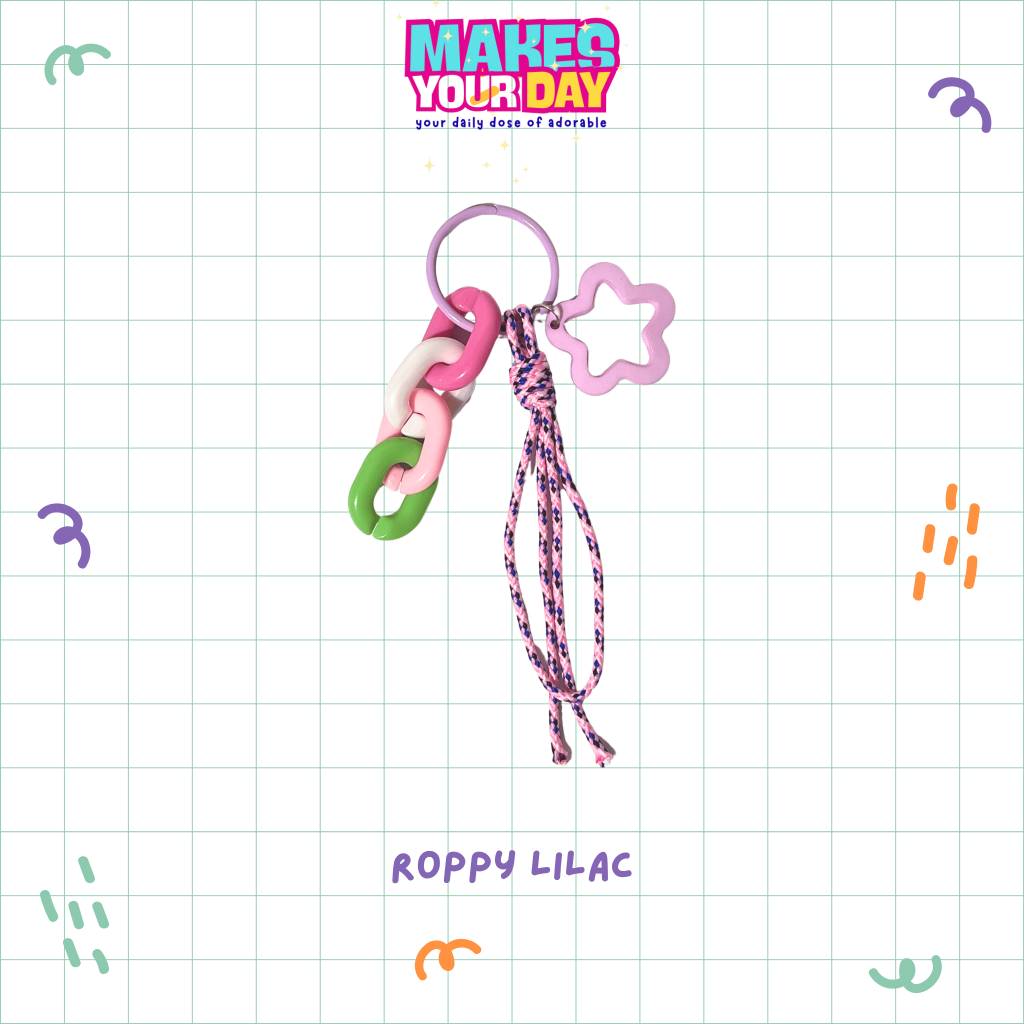 Jual Makesyourday - Roppy Rope Lilac Custom Ganci Tumblr Bagcharm ...
