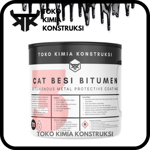 Jual Cat Besi Bitumen 1 kg – Pelapis Anti Karat & Anti Air | Bituminous ...