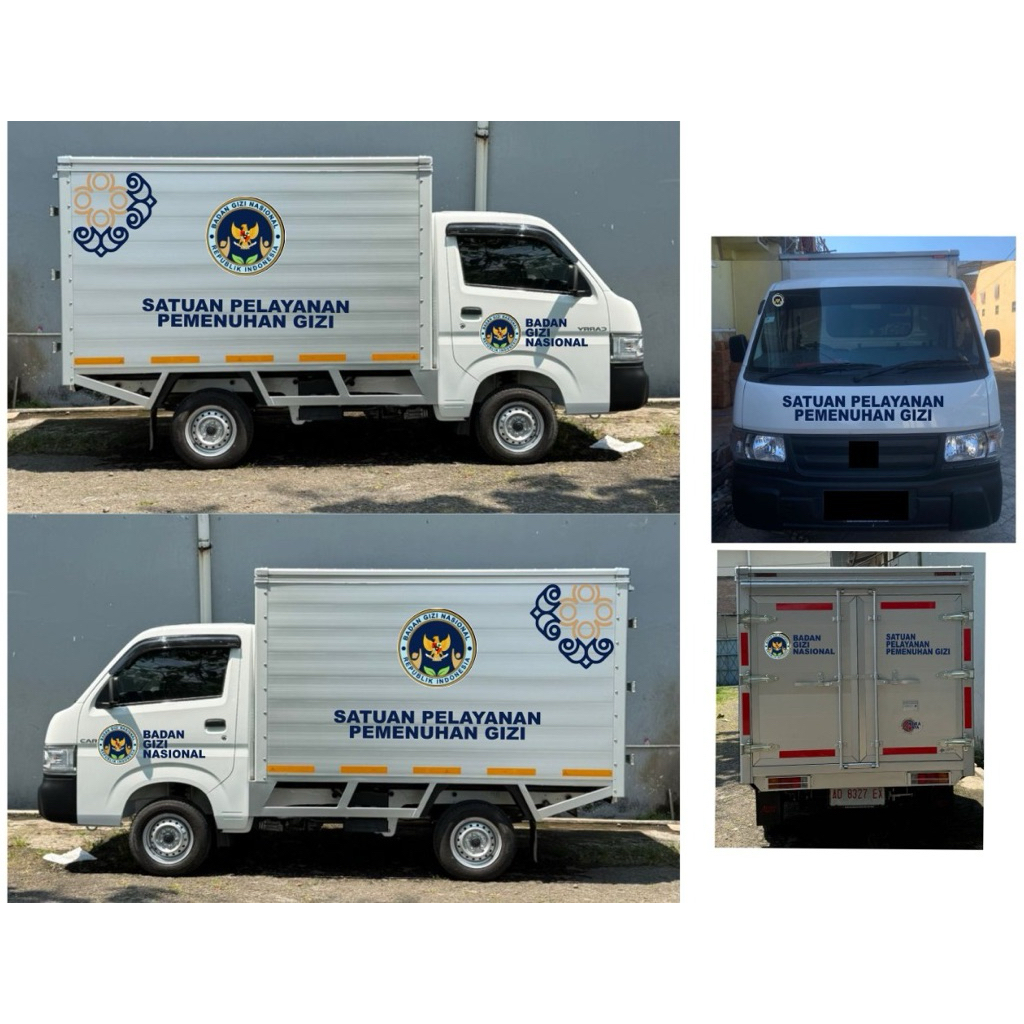 Jual sticker sppg mbg badangizinasional bgn (untuk 1 set mobil saja ...