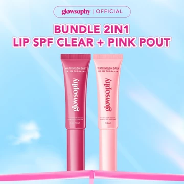 Glowsophy Watermelon Daily Lip SPF 50 PA Melindungi Dari Sinar UVB Dan UVA Menjaga Bibir Tetap