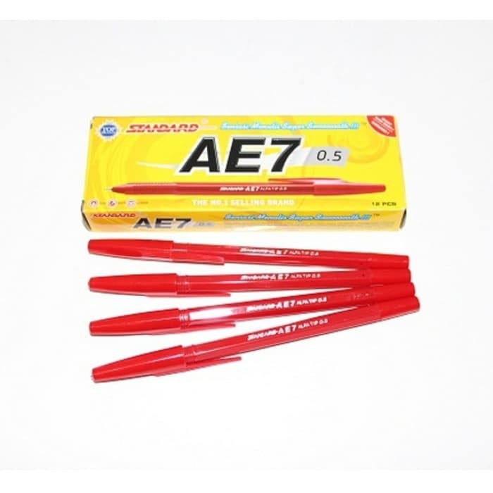 Jual puplen standard warna merah | Shopee Indonesia