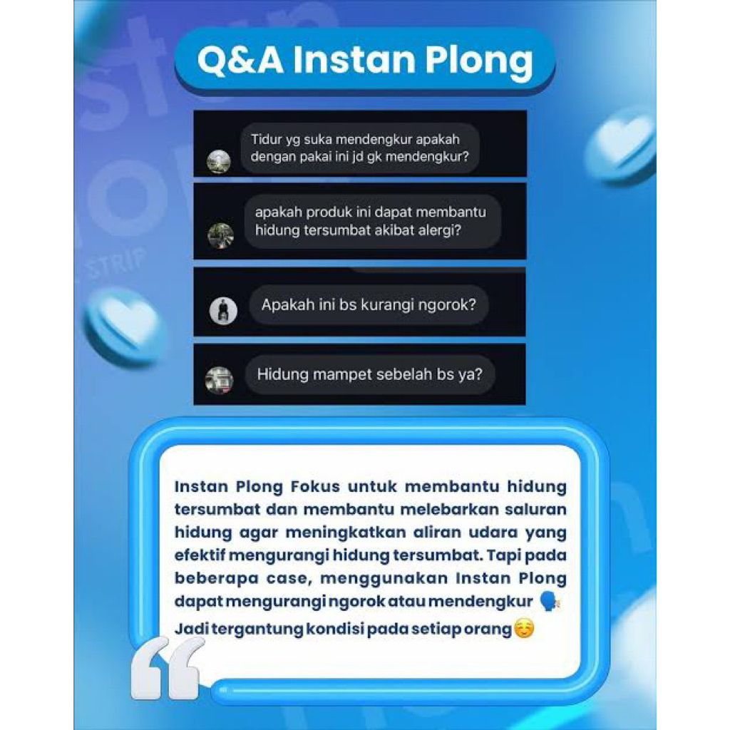 Jual INSTAN PLONG (NASAL STRIP)-share isi 5 transparant | Shopee Indonesia