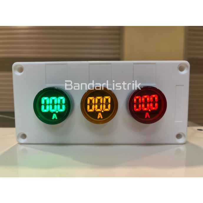 Jual Pilot Lamp LED Ampere Meter 22mm Lampu Indikator Ampere | Shopee ...
