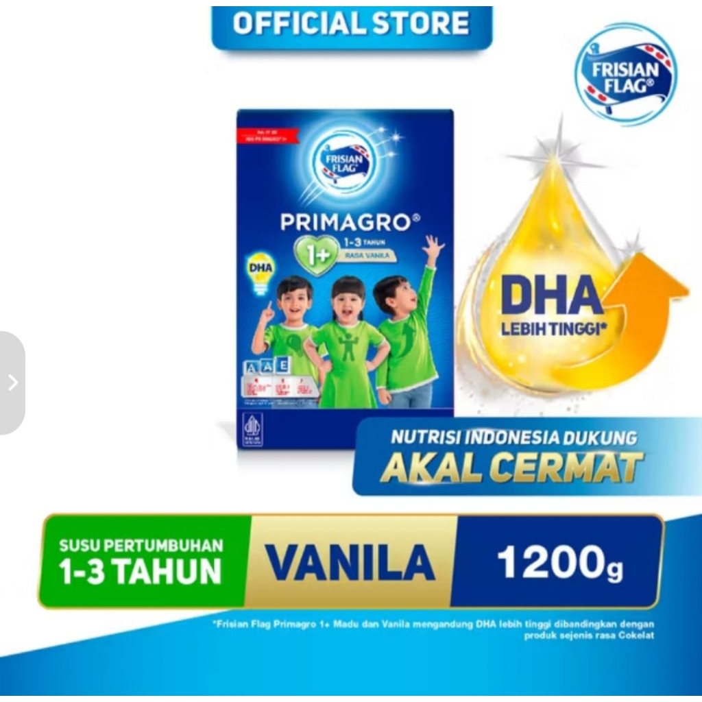 Jual primagro 1+ vanila 1200g EXP MART 2026 | Shopee Indonesia