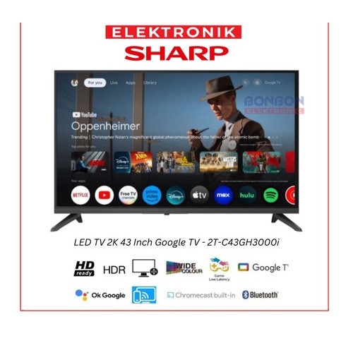Jual SHARP - GOOGLE TV 43