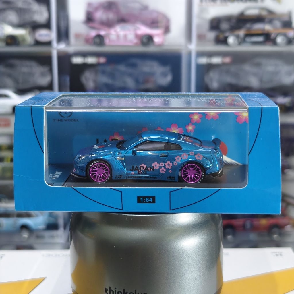 Jual TIME MODEL 1/64 NISSAN GT-R R35 SAKURA JAPAN LIMITED EDITION ...