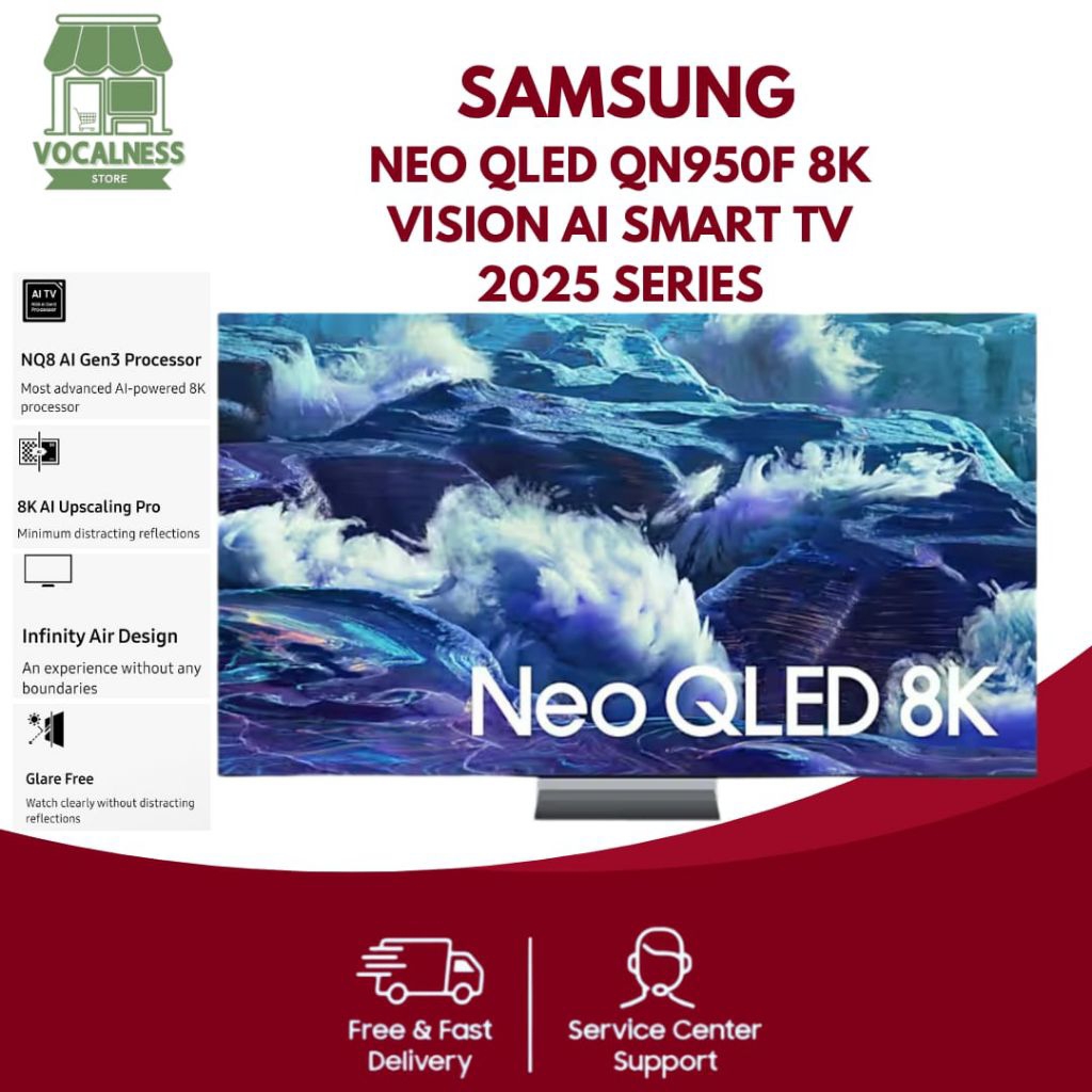 Jual SAMSUNG QA65QN950FKXXD - NEO QLED TV MINI LED 8K SAMSUNG VISION AI ...