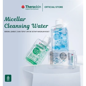 Theraskin BPOM Micellar Cleansing Water 100ml Membersihkan Make Up Kotoran Dan Minyak Sesuai