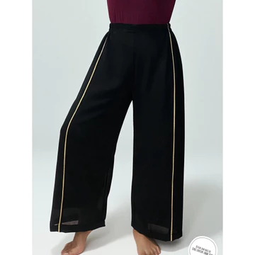 Celana Kulot Ceruty Babydoll Wanita Dewasa Hijab Sifon Ceruty Hitam Putih Lilak