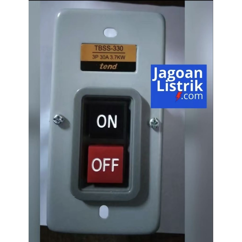 Jual Push Button Power TBSS 3P 30A TBSS-330 TEND Saklar Tombol ON/OFF 3 ...