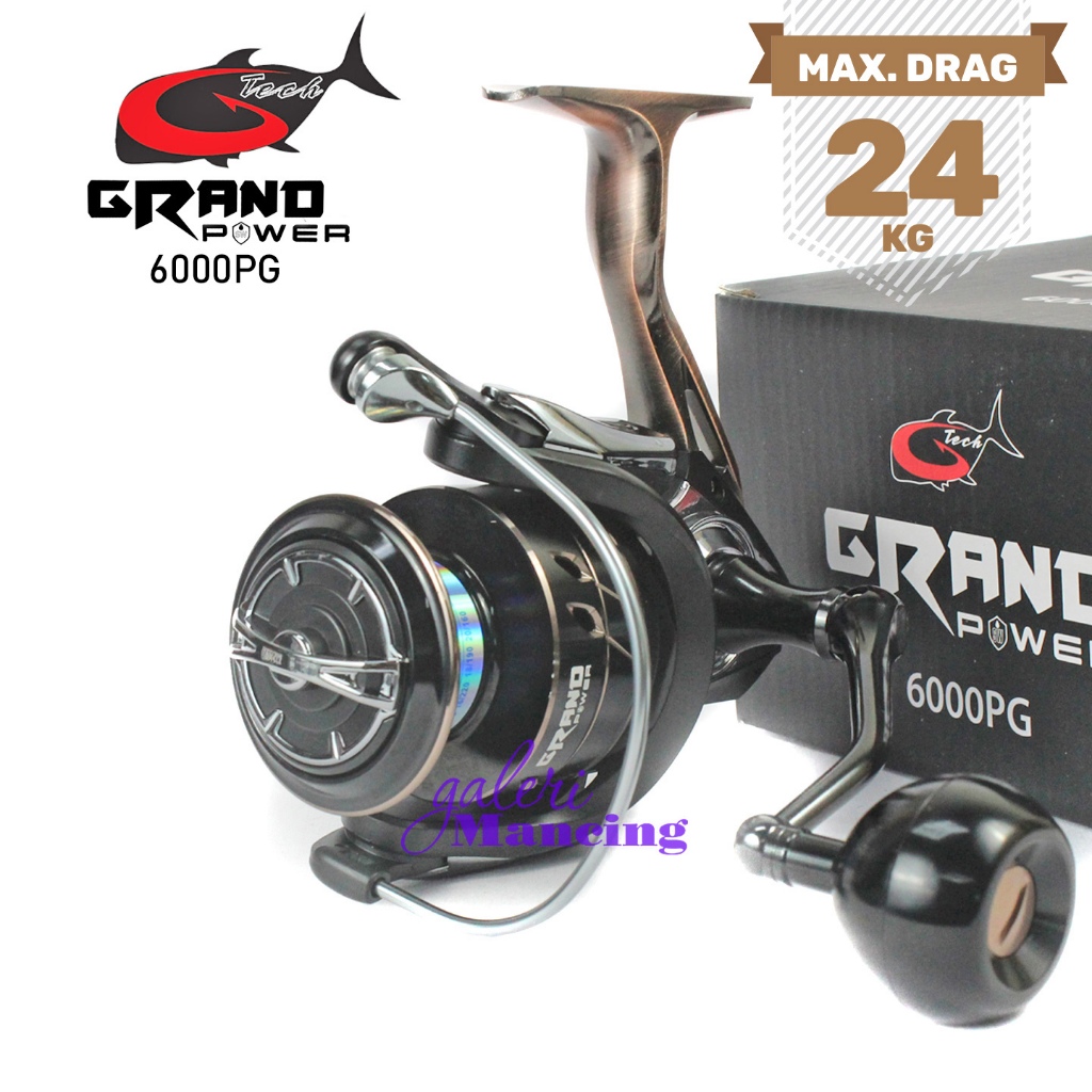 Jual Reel G-TECH GRAND POWER SW 3000 sd 6000 PG | Power Handle ...