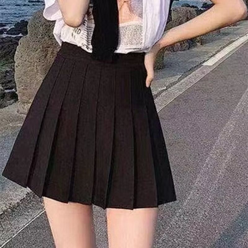 Jual Rok Pendek Tanpa Celana Dalaman \ Furing Mini Korean Women Rok ...