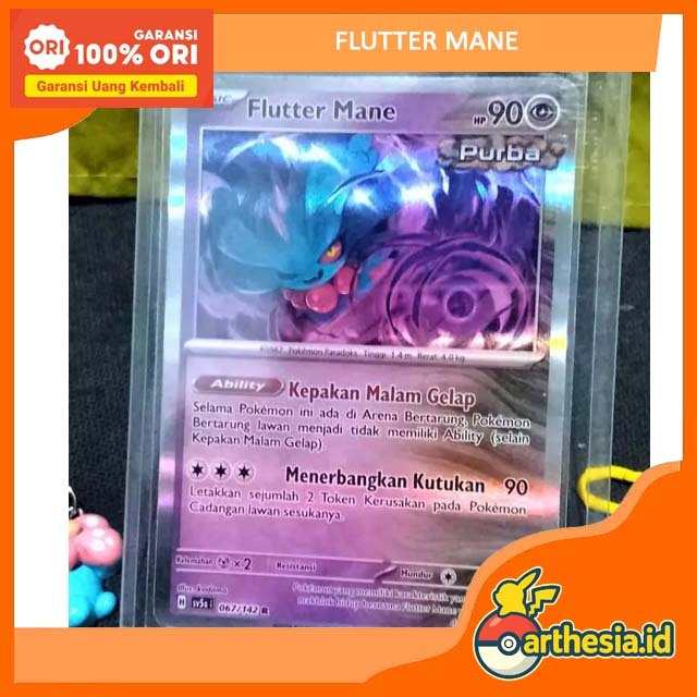 Jual FLUTTER MANE FOIL 067142 R POKEMON TCG INDONESIA | Shopee Indonesia