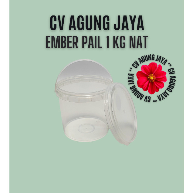 Jual Ember Pail 1 Kg Natural Hdpe 47 g / Ember Hdpe / Ember Pail ...