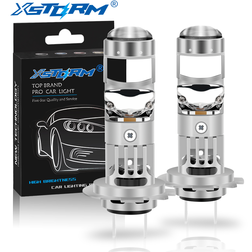 Jual XSTORM 2pcs 100W 25000LM H7 LED Projector Car Bulb Mini Lens 1:1 ...