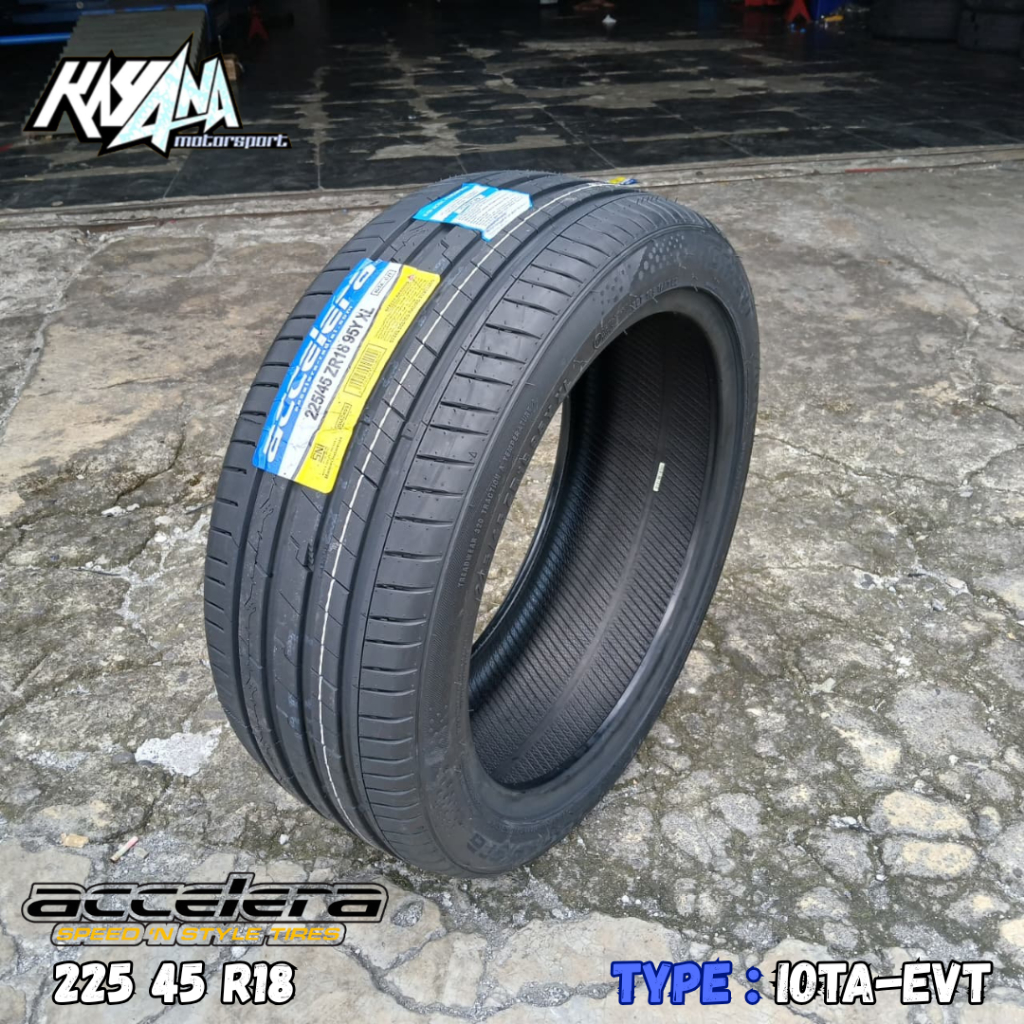 Jual Ban Mobil R18 225 45 Merek Accelera Iota-Evt Nik 2025 Murah Awet ...