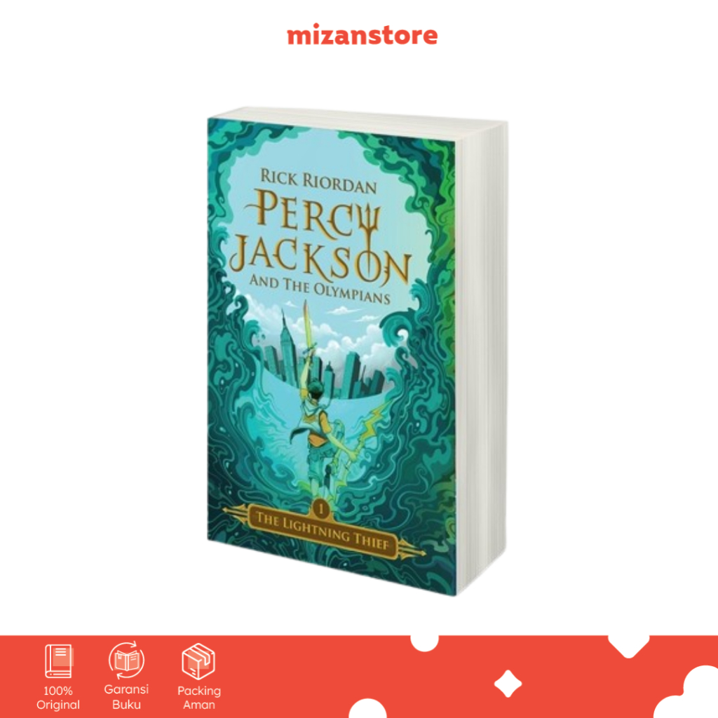 Jual Novel Percy Jackson #1: The Lightning Thief (Republish) - Rick ...