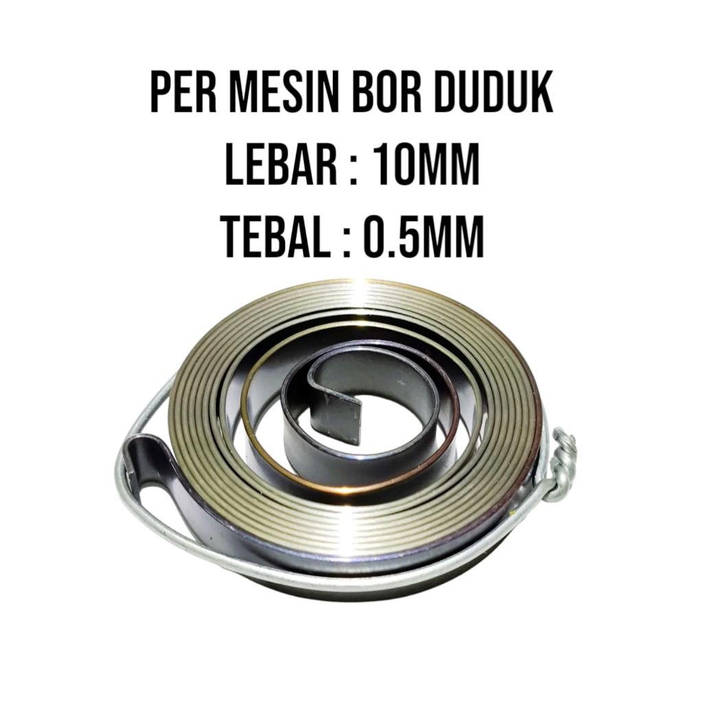 Jual PER SPRING PEGAS UNTUK MESIN BOR DUDUK LEBAR 10MM TEBAL 0.5MM ...