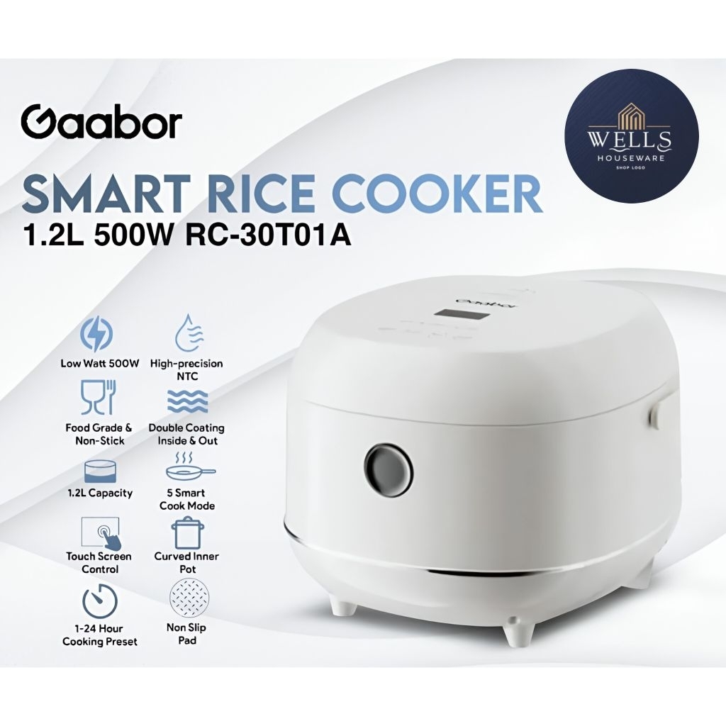 Jual Wells Houseware - Gaabor Smart Rice Cooker RC-30T01A Magic Com ...