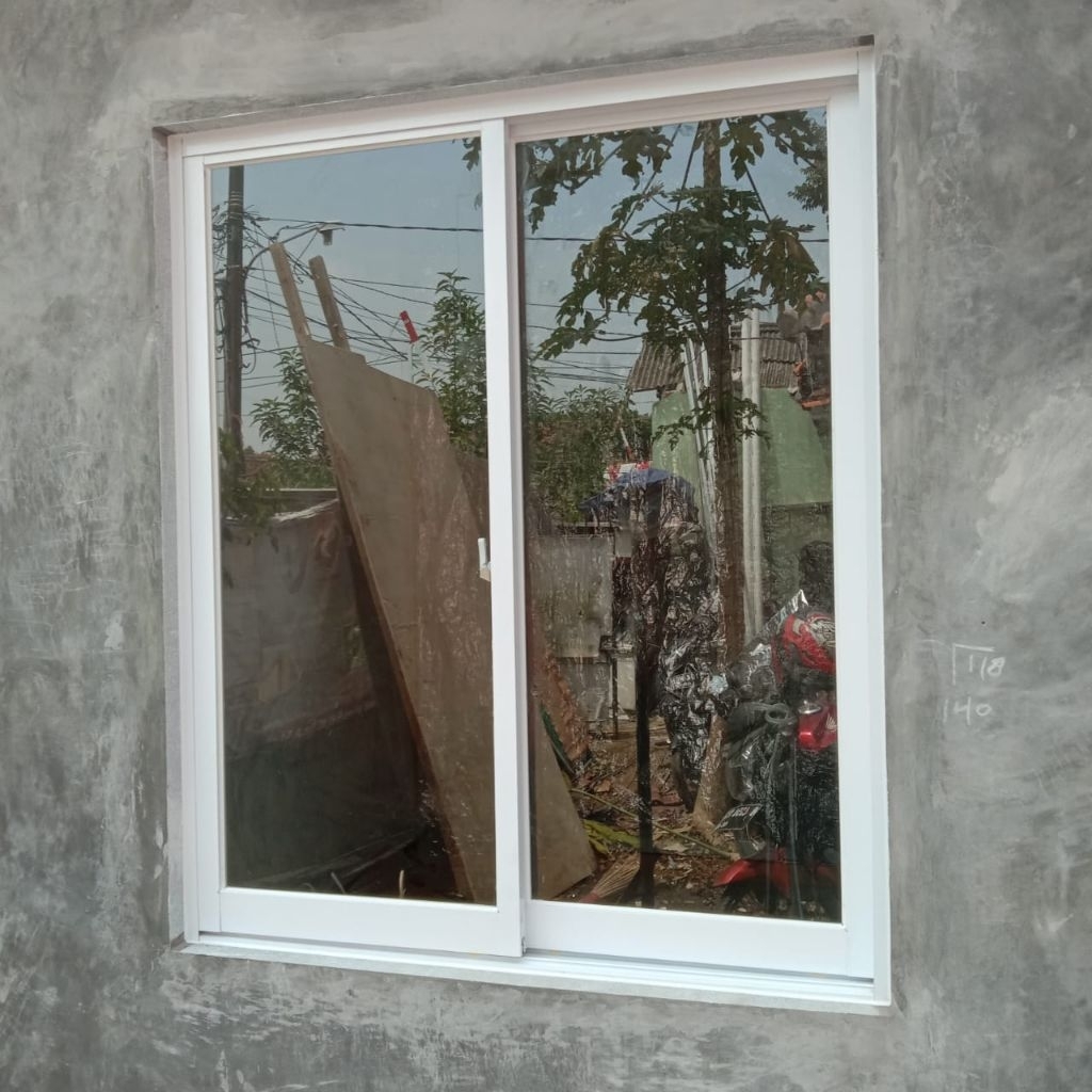 JENDELA SLIDING L70 X T100  BAHAN JUMBO free paking kayu