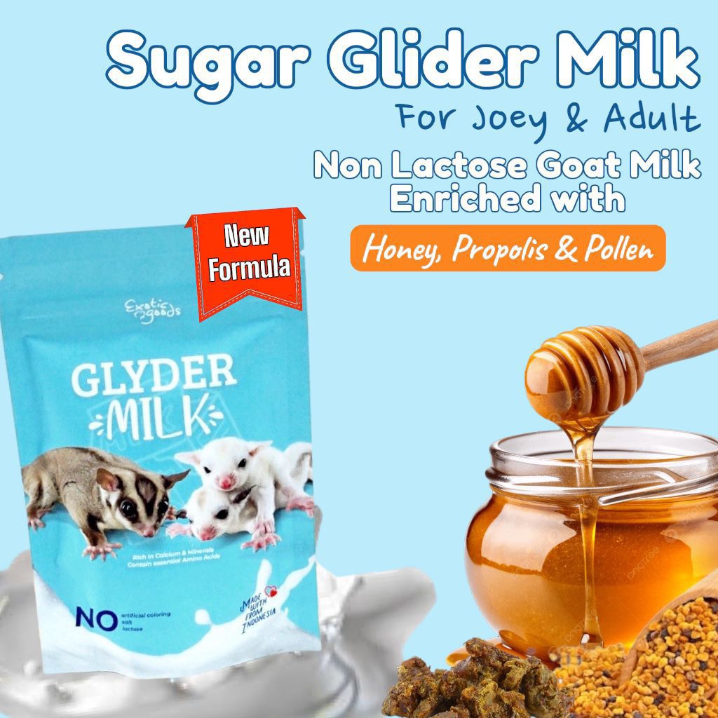 Jual GLYDER MILK SUSU SUGAR GLIDER MILK 50gr SUSU JOEY SUGAR GLIDER ...
