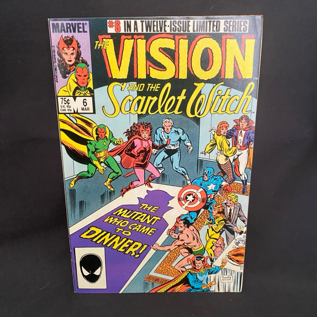 Jual Komik Marvel The Vision and The Scarlet Witch 1986 Langka | Shopee ...