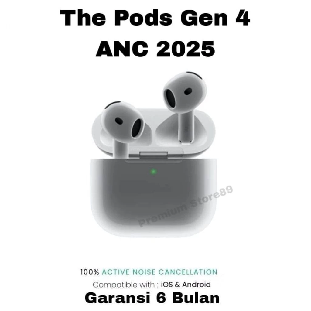 The Pods Gen 4 ANC 2025 With Wireless Charging Case Garansi 6bulan Ganti Baru - foto 1