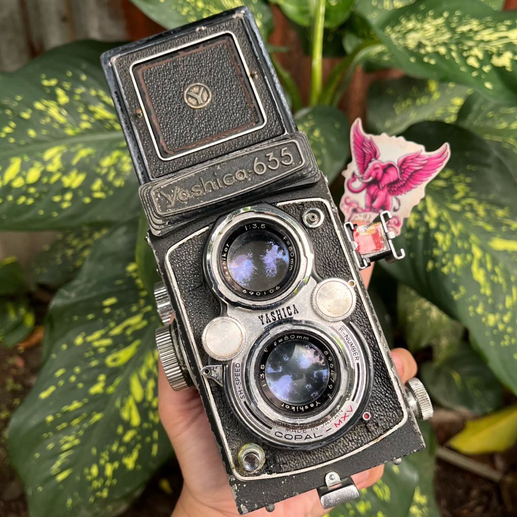 Appareil Photo Yashica 635 - Moyen Format Argentique - Complet - Occasion