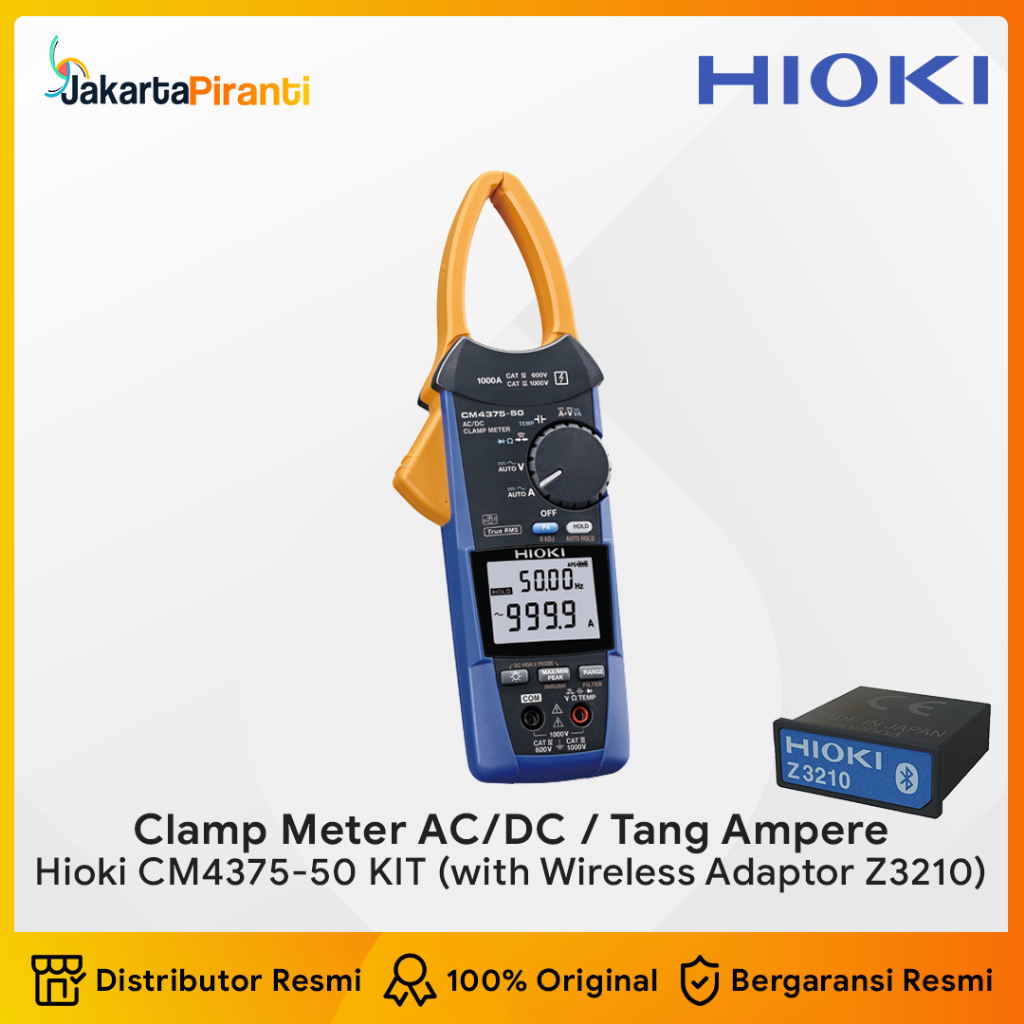 Jual Digital Tang Ampere AC/DC Clamp Meter Hioki CM4375-50 True RMS ...