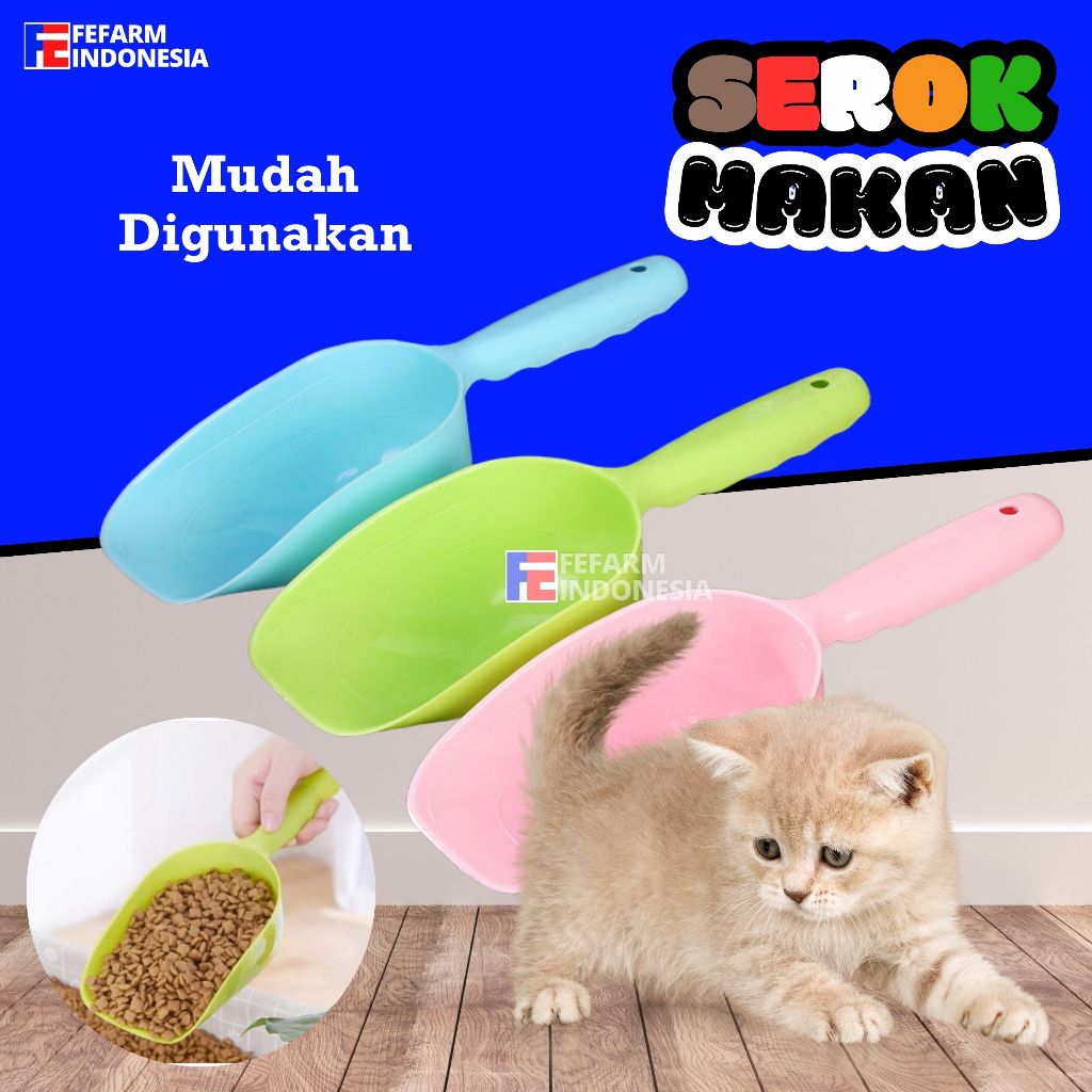Jual Sekop scoop serok makanan anjing Kucing FEFARM | Shopee Indonesia