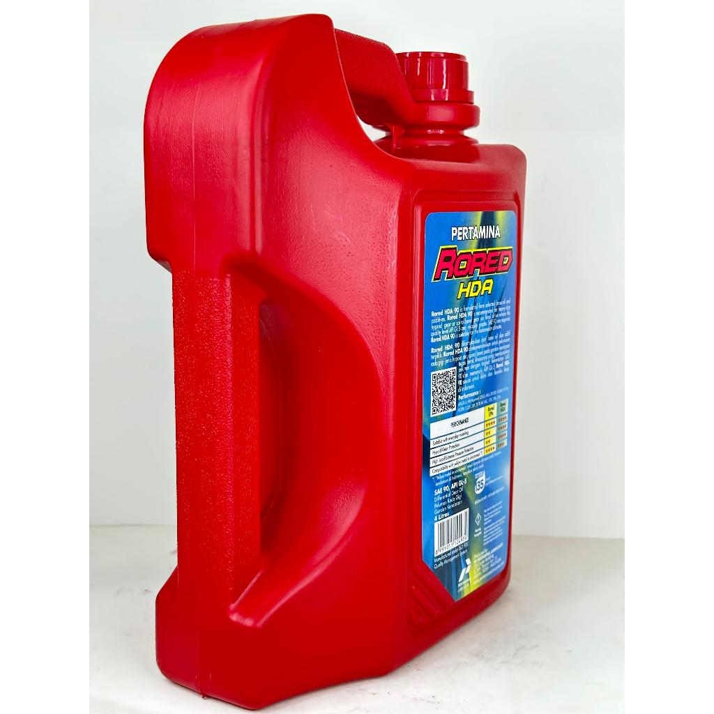 Jual OlI PERTAMINA RORED HDA SAE90 4 Liter OLI GARDAN RORED HDA 90 4L ...