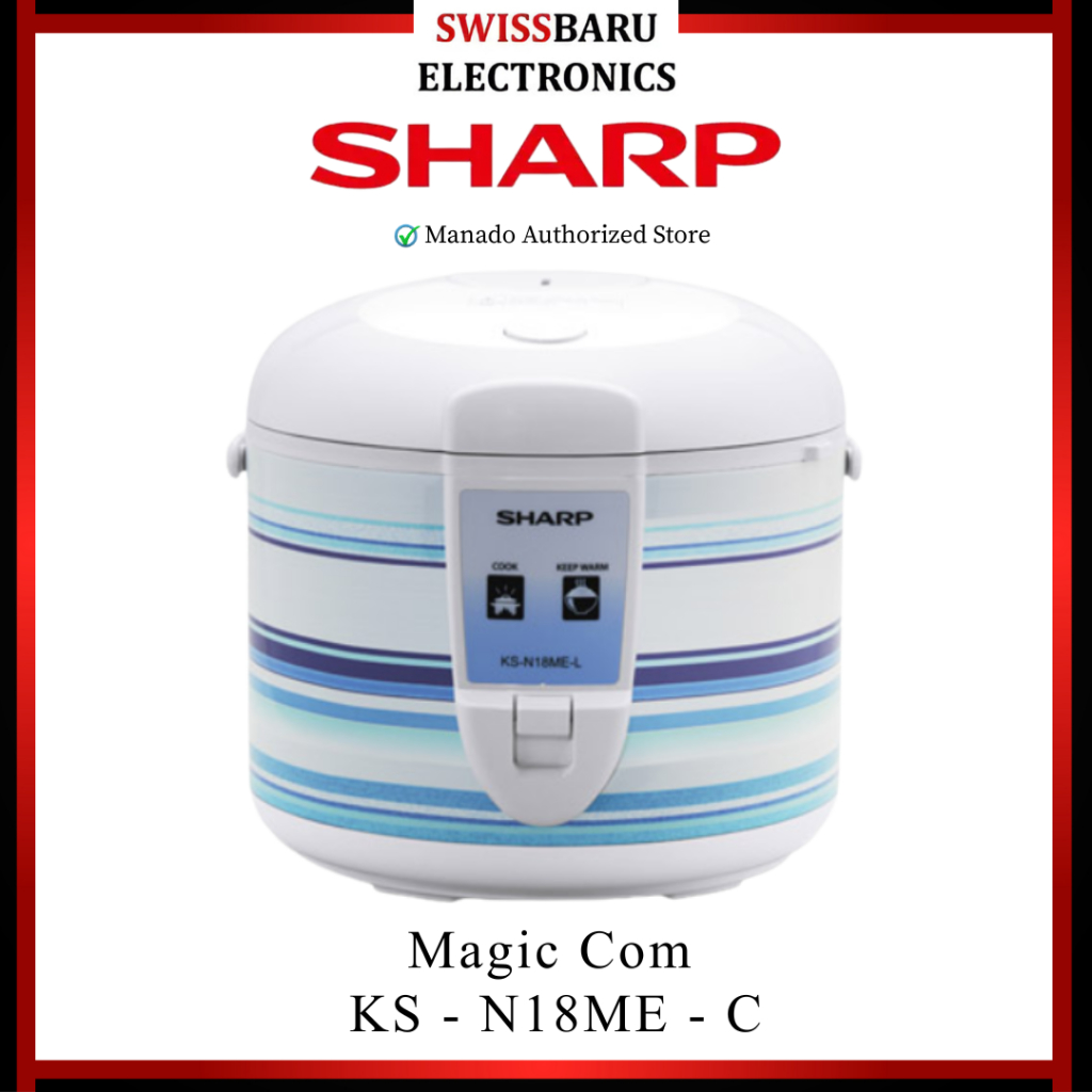 Jual SHARP Rice Cooker 1.8 Liter KS - N18ME - C | Shopee Indonesia
