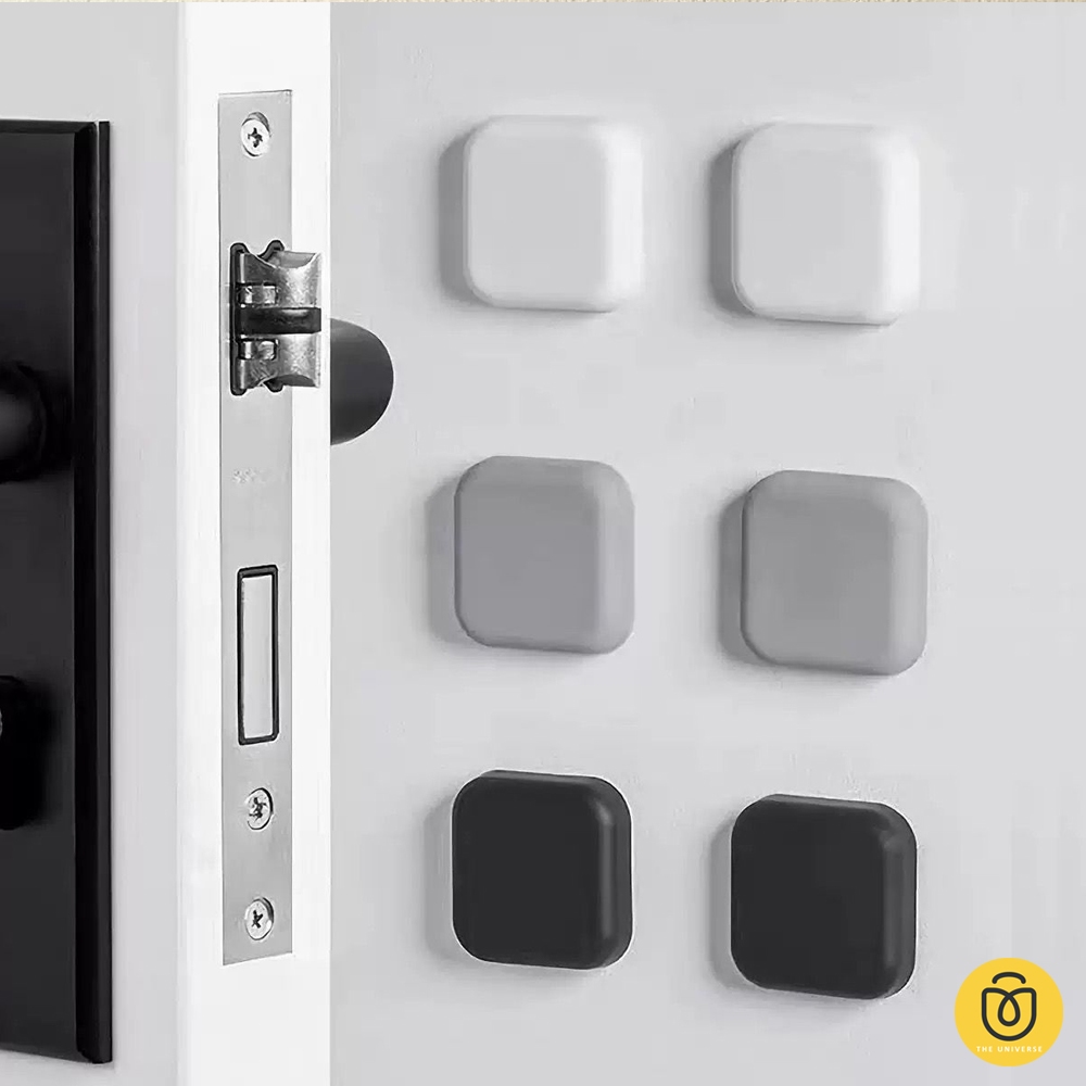 Bantalan Silicone Penahan Gagang Pintu Pelindung Pengganjal Pengaman Benturan Pintu Lemari Meja - HW259