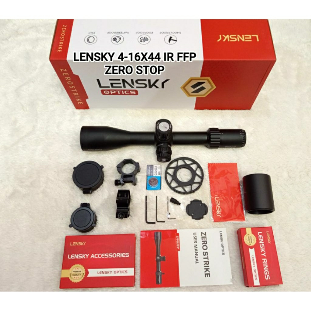 Jual TELESKOP LENSKY 4-16X44 SFIR FFP ZERO STOP | Shopee Indonesia