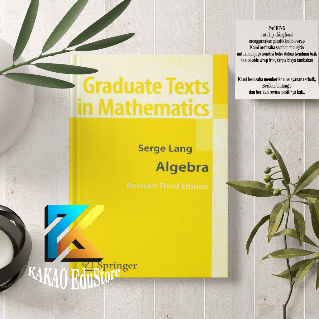 Jual algebra serge lang revised third edition | Shopee Indonesia