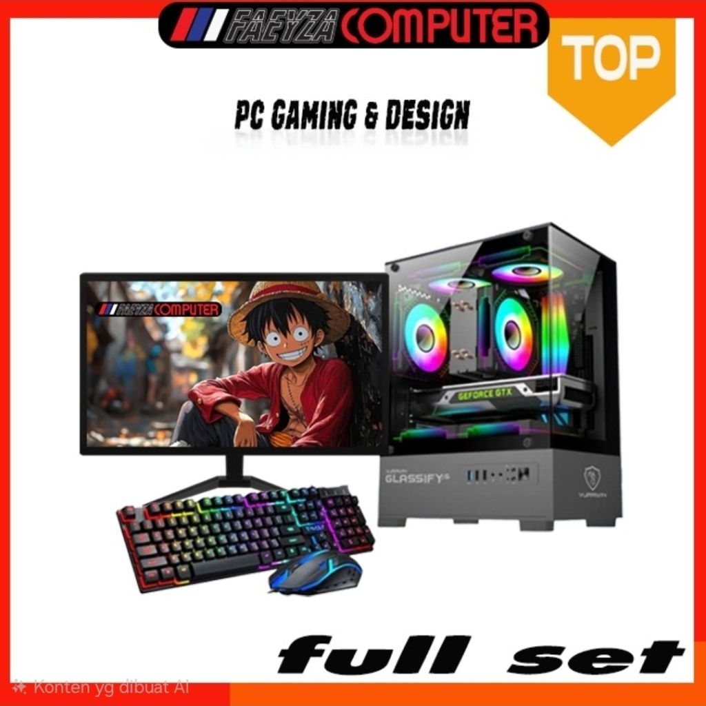 PC GAMING EDITING INTEL CORE I5 RAM 16GB VGA GTX 750ti