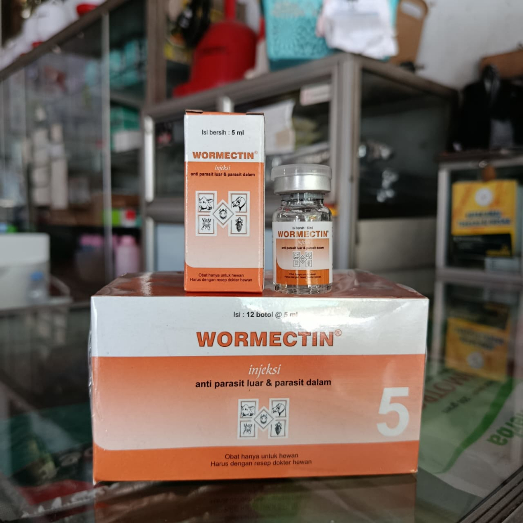 Jual Wormectin 5ml Injek Obat Anti Parasit Hewan | Shopee Indonesia