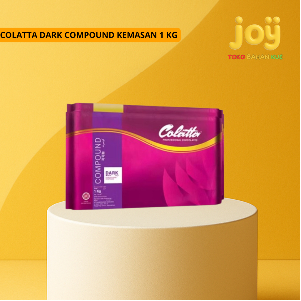 Jual COLATTA DARK COMPOUND CHOCOLATE KEMASAN 1 KG/ COKLAT BATANG/COKLAT ...