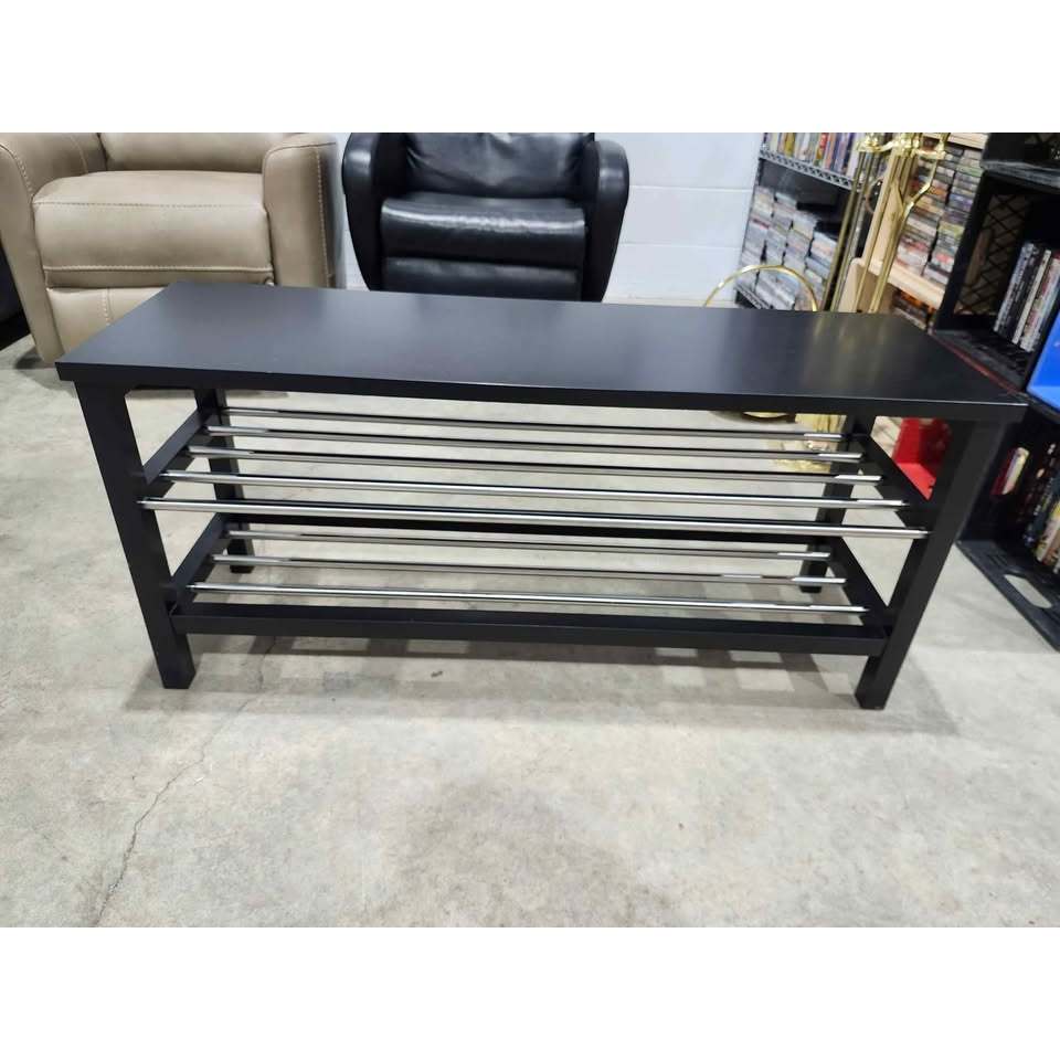 Jual Bangku dengan tempat sepatu kayu terbuka bisa duduk TJUSIG Bench ...