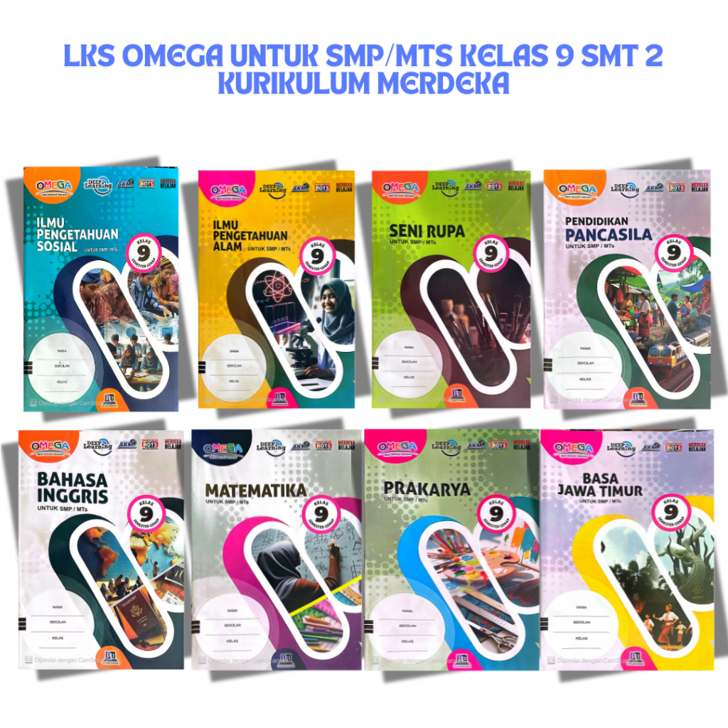 Jual LKS Omega untuk SMP/MTs Kelas 9 Semester 2 Kurikulum Merdeka ...
