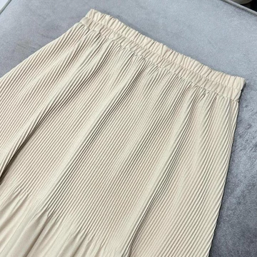 Long Plisket Skirt Lidi Cabang Allsize Fashion Muslim Panjang Maxi 93cm Bawahan Pakaian Muslim