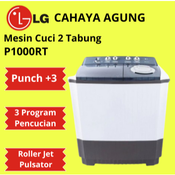 Jual LG MESIN CUCI WASHING MACHINE 10KG, 2 Tabung Top Loading | Dengan ...