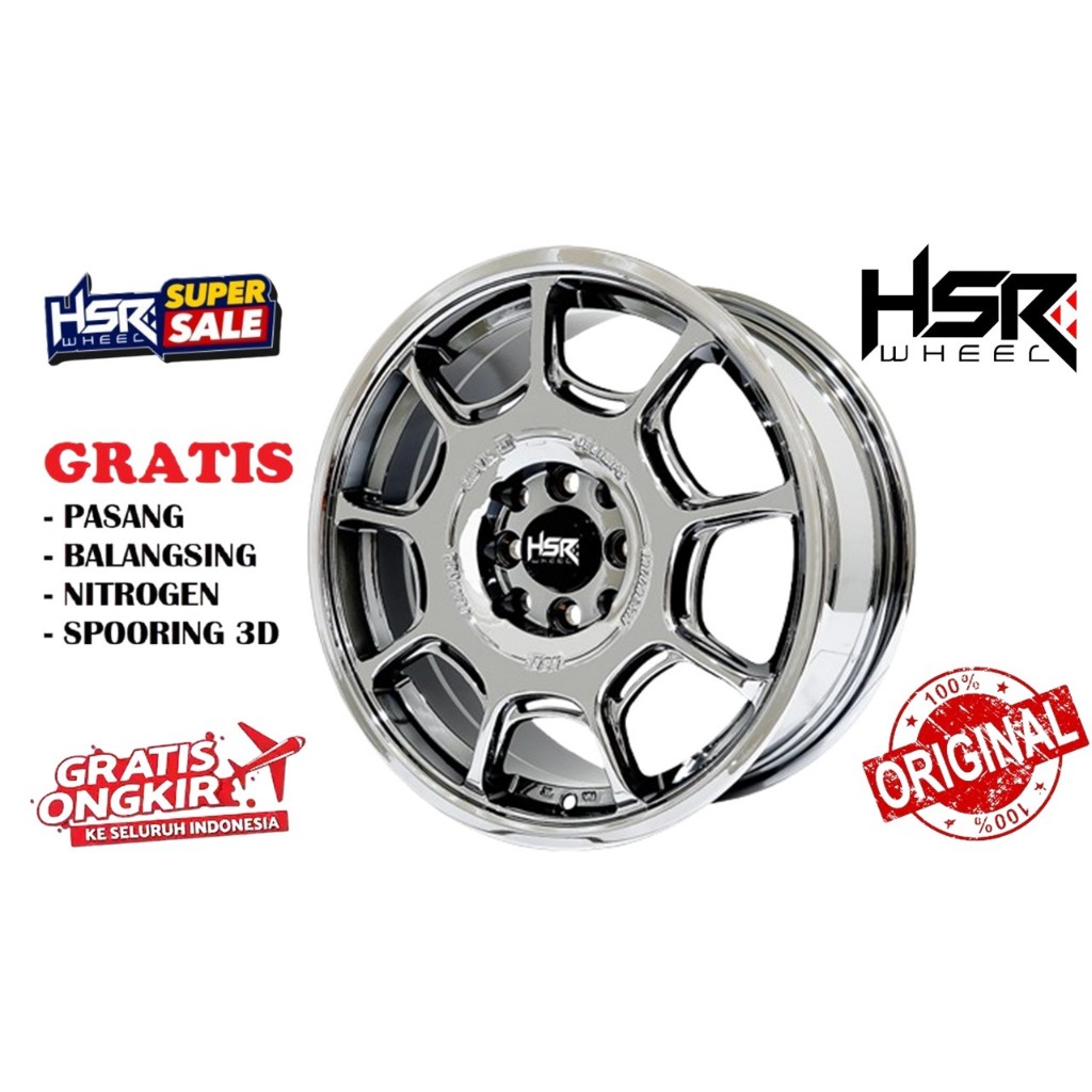 Jual VELG TERBARU HSR R16 TYPE JELIMPO HSR R16 LEBAR 7 LUBANG 4X100-114 ...
