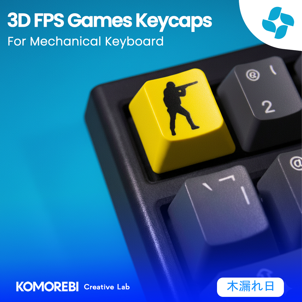 Jual Keycaps 3D Logo Game FPS Valorant CS Delta Force Keycap Custom ...