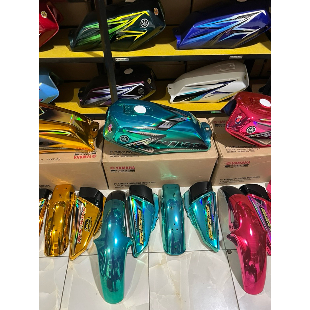 Jual TANGKI RX KING FULL SET CHROME SPRAY | Shopee Indonesia