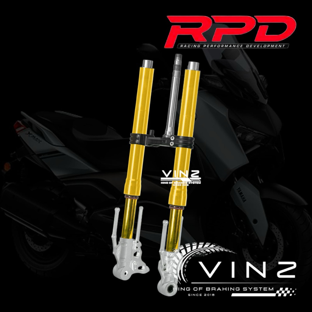 Jual Shock Upside Down Yamaha Xmax RPD V2 P-100 Mm // Shock USD Xmax V2 ...