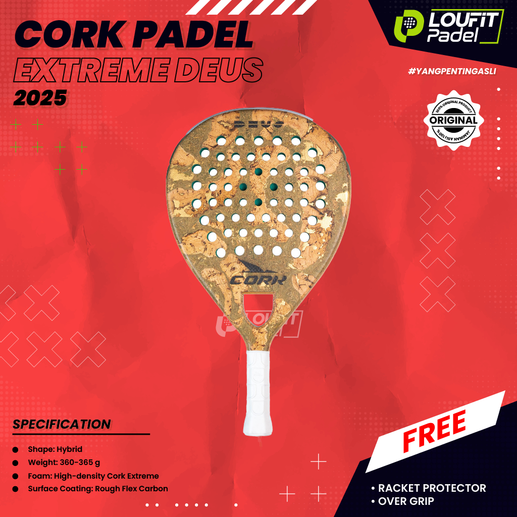 Jual CORK EXTREME DEUS LTD Limited Editon (2025) Padel Racket Original ...