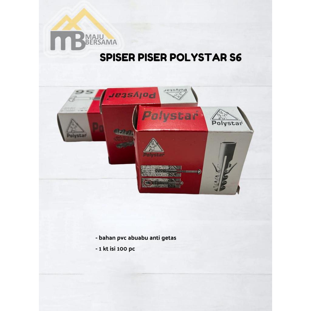 Jual SEKRUP TEMBOK VISHER NYLON S6 POLYSTAR ABU ABU | Shopee Indonesia